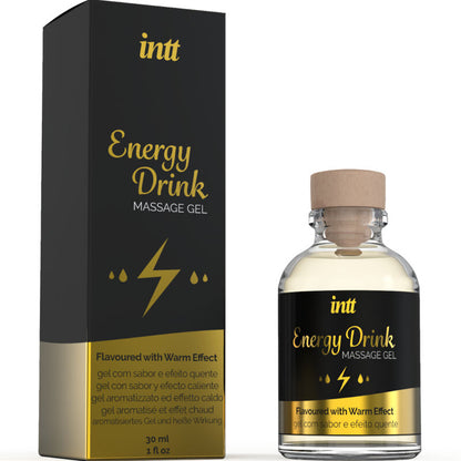 INTT MASSAGE & ORAL SEX - GEL DE MASAJE CON SABOR COMESTIBLE Y EFECTO CALOR