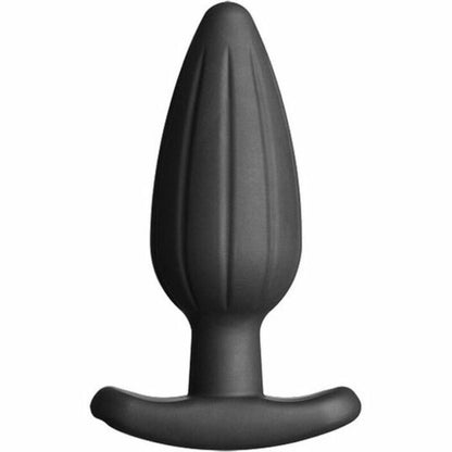 ELECTRASTIM - BLACK SILICONE BUTT PLUG ROCKER LARGE