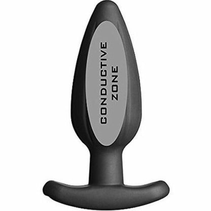 ELECTRASTIM - BLACK SILICONE BUTT PLUG ROCKER LARGE