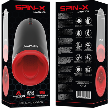 JAMYJOB - SPIN-X WARMING AND ROTATION MASTURBATOR