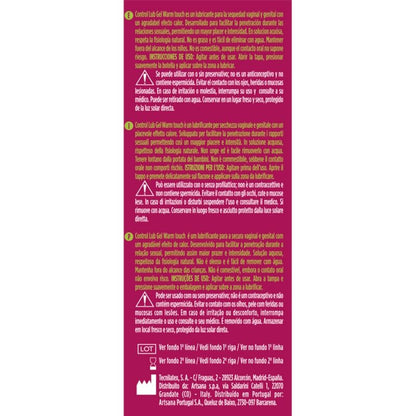 CONTROL - HEAT EFFECT LUBRICANT GEL LUB 75 ML