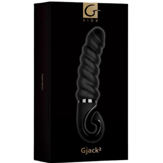 G-VIBE - G-JACK 2 - BLACK VIBRANT DILDO