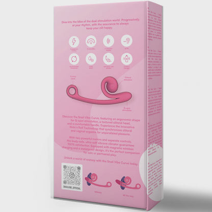 SNAIL VIBE - CURVE VIBRATOR NARANJA