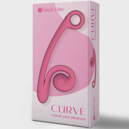SNAIL VIBE - CURVE VIBRATOR NARANJA
