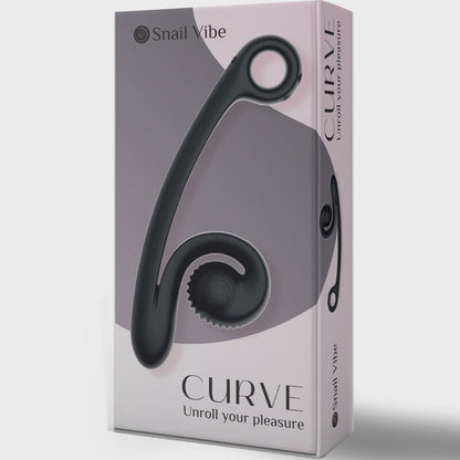 SNAIL VIBE - VIBRADOR CURVO NEGRO