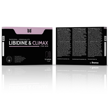 BLACK BULL - LIBIDINE &amp; CLIMAX INCREASES LIBIDS FOR WOMEN 10 CAPSULES