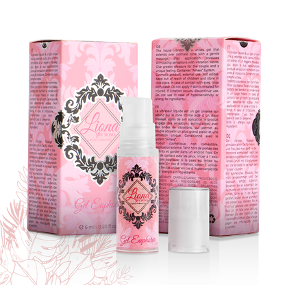 LIONA BY MOMA - VIBRADOR LÍQUIDO GEL EUFORIA 6 ML