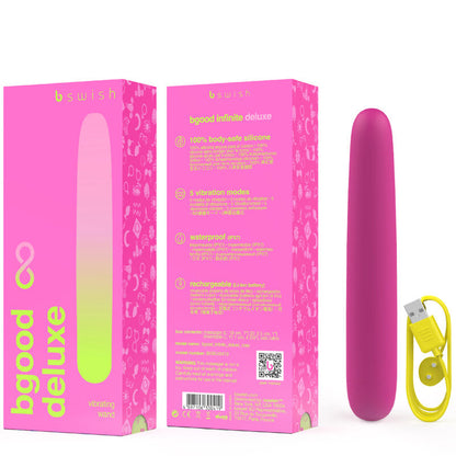B SWISH - BGOOD INFINITE DELUXE VIBRADOR RECARREGVEL ROSA SILICONE