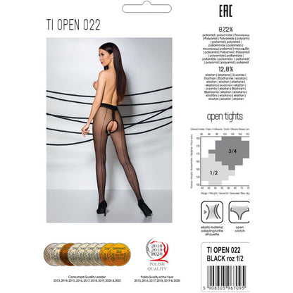 PASSION - TIOPEN 022 MEDIAS NEGRO/RED 1/2 20 DEN