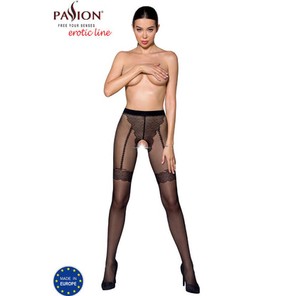 PASSION - TIOPEN 016 BLACK 1/2 20 DEN PANTS