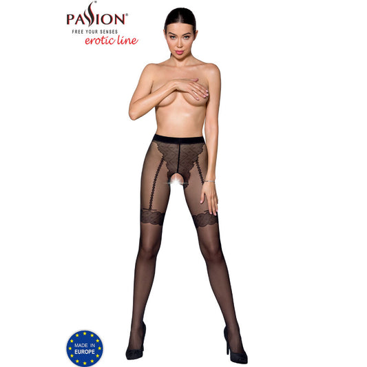 PASSION - TIOPEN 016 BLACK 1/2 20 DEN PANTS