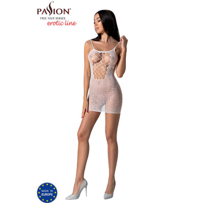 PASSION - BS096 BODYSTOCKING NEGRO TALLA UNICA