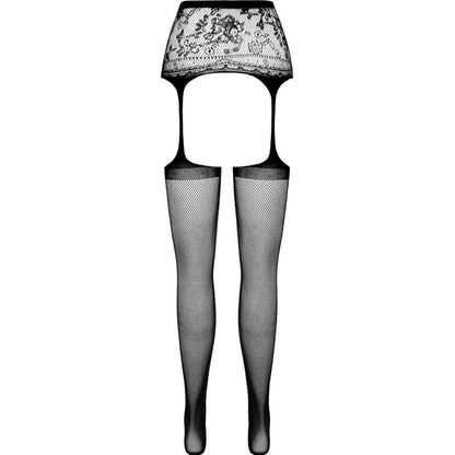 PASSION - S028 MEDIAS WITH LIGUERO NEGRO TALLA UNICA