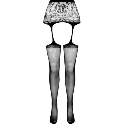 PASSION - S028 MEDIAS WITH LIGUERO NEGRO TALLA UNICA