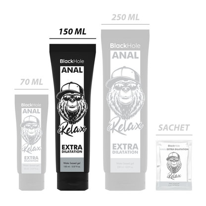 BLACK HOLE - WATER BASED GEL ANAL DILATION 150 ML