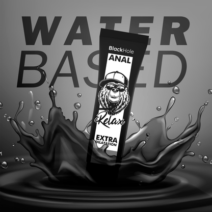 BLACK HOLE - WATER BASED GEL ANAL DILATION 150 ML