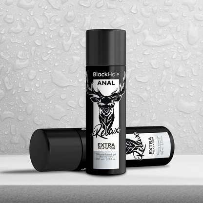 BLACK HOLE - GEL BASE DE SILICONA DILATACIÓN ANAL 100 ML