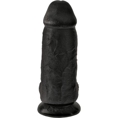 KING COCK - REALISTIC FAT PENIS 23 CM BLACK