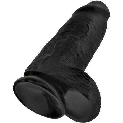 KING COCK - REALISTIC FAT PENIS 23 CM BLACK