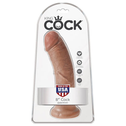KING COCK - PENE REALISTA 19.5 CM CARAMELO