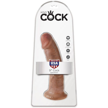 KING COCK - PENE REALISTA 21.7 CM CARAMELO