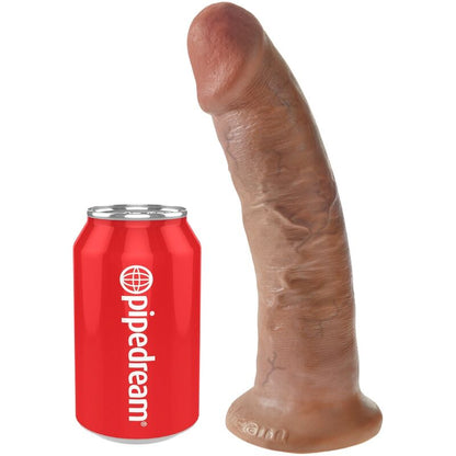KING COCK - PENE REALISTA 21.7 CM CARAMELO