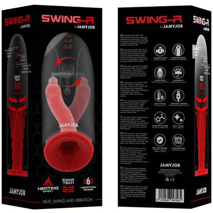 JAMYJOB - EFECTO DE CALENTAMIENTO SWING-R, TECNOLOGÍA DE SWING Y MASTURBADOR DE VIBRACIÓN