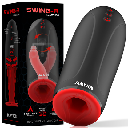 JAMYJOB - EFECTO DE CALENTAMIENTO SWING-R, TECNOLOGÍA DE SWING Y MASTURBADOR DE VIBRACIÓN