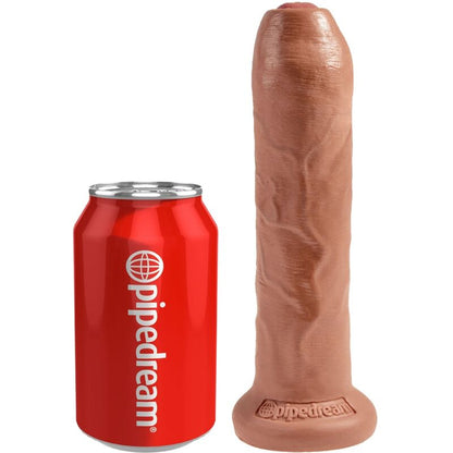 KING COCK - PENE REALISTA SIN CORTES 17.8 CM CARAMELO