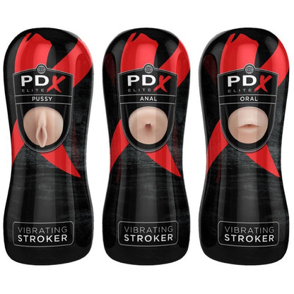 PDX ELITE - STROKER SET 12 UNITS: 6X VAGINA, 3X YEAR, 3X MOUTH