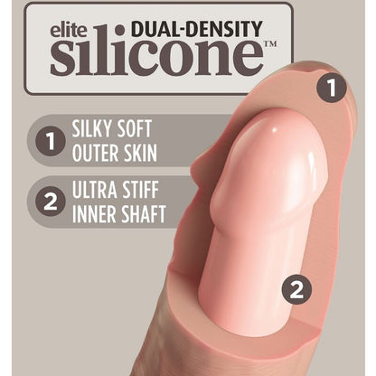KING COCK - ELITE DELUXE ADJUSTABLE HARNESS KIT WITH TESTICLE RING AND 20.3 CM DILDO