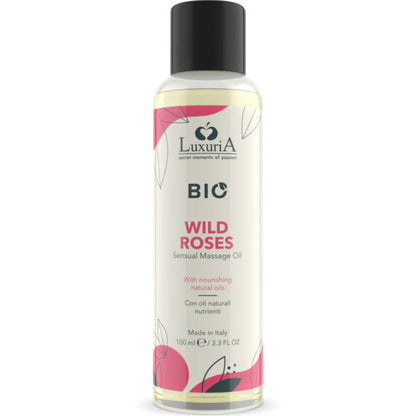 INTIMATELINE LUXURIA - ORGANIC WILD ROSES MASSAGE OIL 100 ML