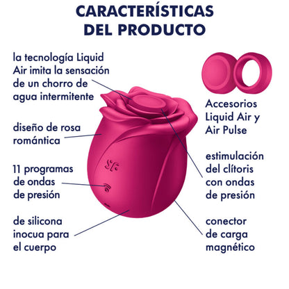 SATISFYER - VIBRADOR DE AIRE A PRESIÓN PRO 2 CLASSIC BLOSSOM