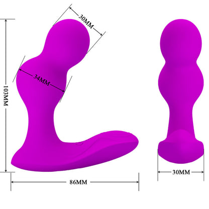 PRETTY LOVE - VIBRADOR ANAL TERRANCE CON CONTROL REMOTO