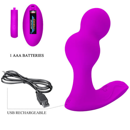 PRETTY LOVE - VIBRADOR ANAL TERRANCE CON CONTROL REMOTO