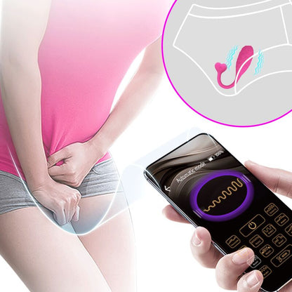 PRETTY LOVE - PINK FISHER VIBRATING EGG CONTROLLED BY APP
