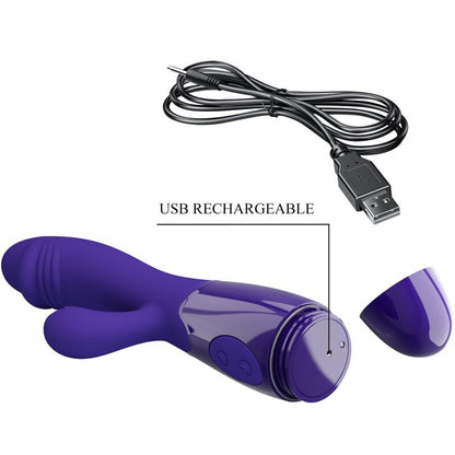 PRETTY LOVE - SNAPPY YOUTH VIBRATOR AND G-SPOT STIMULATOR VIOLET