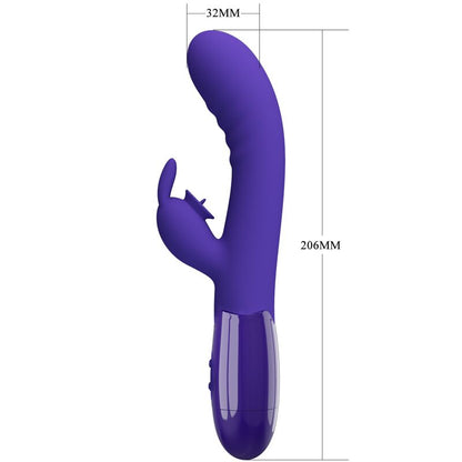 PRETTY LOVE - VIBRADOR DE CONEJO VIOLETA CERBERUS YOUTH