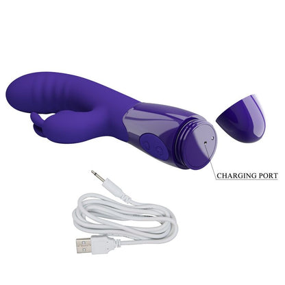 PRETTY LOVE - VIBRADOR DE CONEJO VIOLETA CERBERUS YOUTH