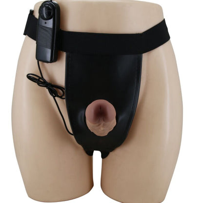 PRETTY LOVE - HARNESS PANTY WITH VIBRATING DILDO INCLUDED