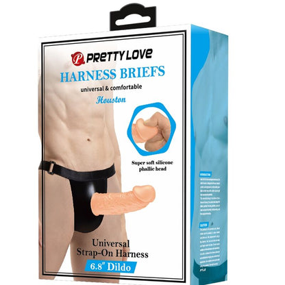PRETTY LOVE - BREVES ARNESES CON DILDO INCLUIDO