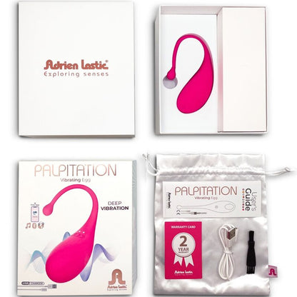 ADRIEN LASTIC - PALPITATION HUEVO GREEN VIBRATOR + FREE APP
