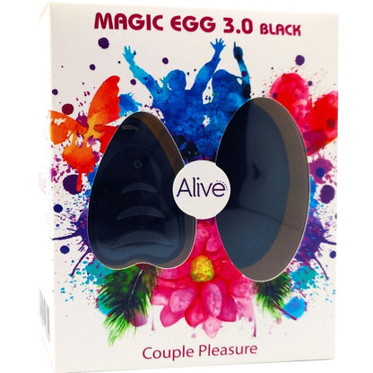 ALIVE - MAGIC EGG 3.0 HUEVO VIBRADOR CON MANDO A DISTANCIA NEGRO