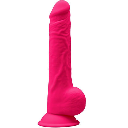 SILEXD - MODEL 1 PREMIUM REALISTIC SILEXPAN SILICONE PENIS FUCHSIA 24 CM
