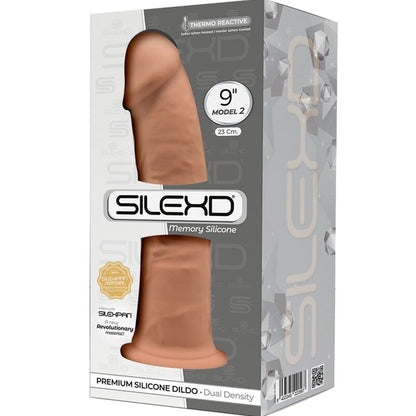 SILEXD - MODEL 2 PREMIUM REALISTIC PENIS SILEXPAN SILICONE CARAMEL 23 CM