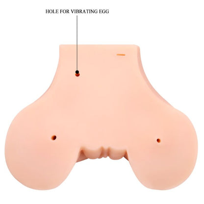 CRAZY BULL - VAGINA Y DESNUDOS CON MALLA REALISTA CON VIBRACIÓN