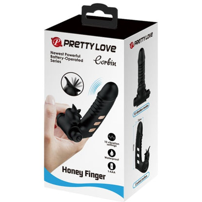 PRETTY LOVE - CORBIN BLACK FINGER VIBRATOR COVER