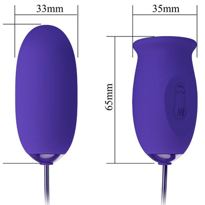 PRETTY LOVE - DAISY YOUTH VIOLET RECHARGEABLE VIBRATING STIMULATOR
