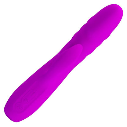 PRETTY LOVE - VIBRADOR DE CONEJO RECARGABLE MELANIE PÚRPURA