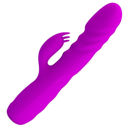 PRETTY LOVE - VIBRADOR DE CONEJO RECARGABLE MELANIE PÚRPURA